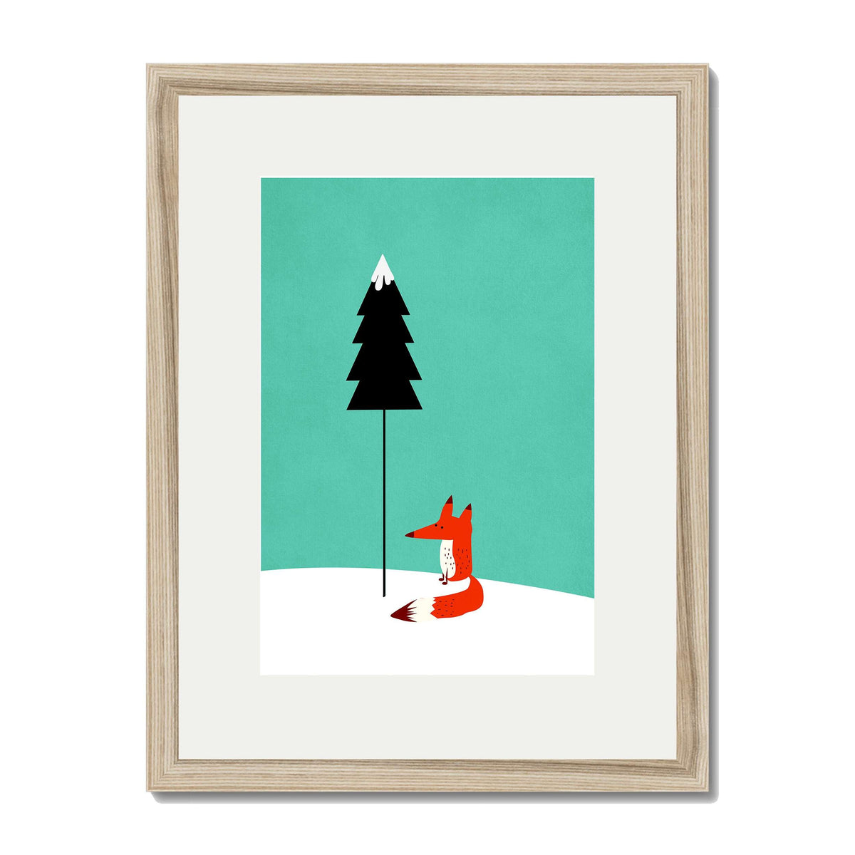 Acorn Curve Forest Wall Art Print — gallery image 64