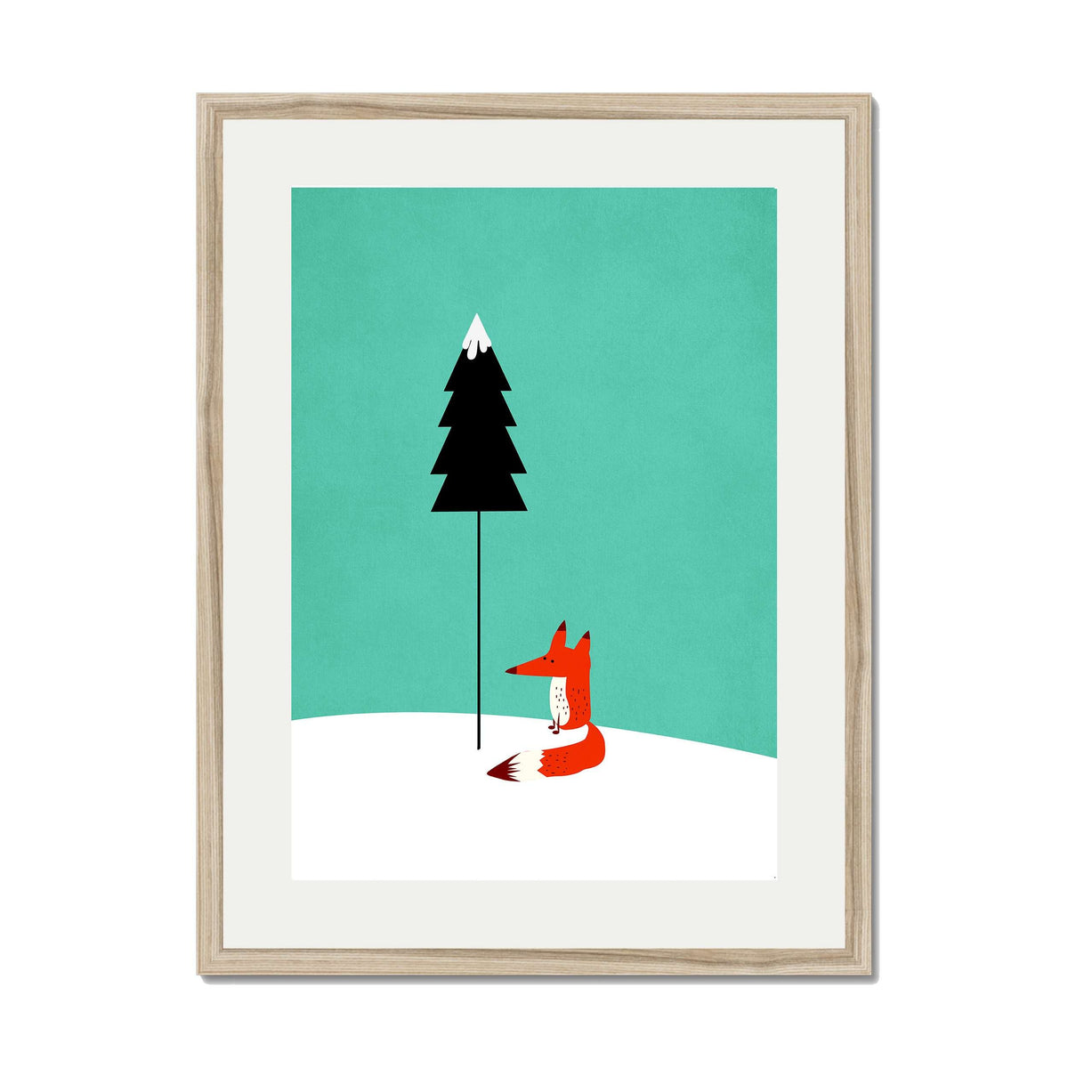 Acorn Curve Forest Wall Art Print — gallery image 65