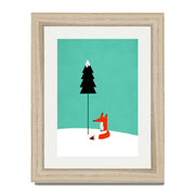 Acorn Curve Forest Wall Art Print — gallery image 24