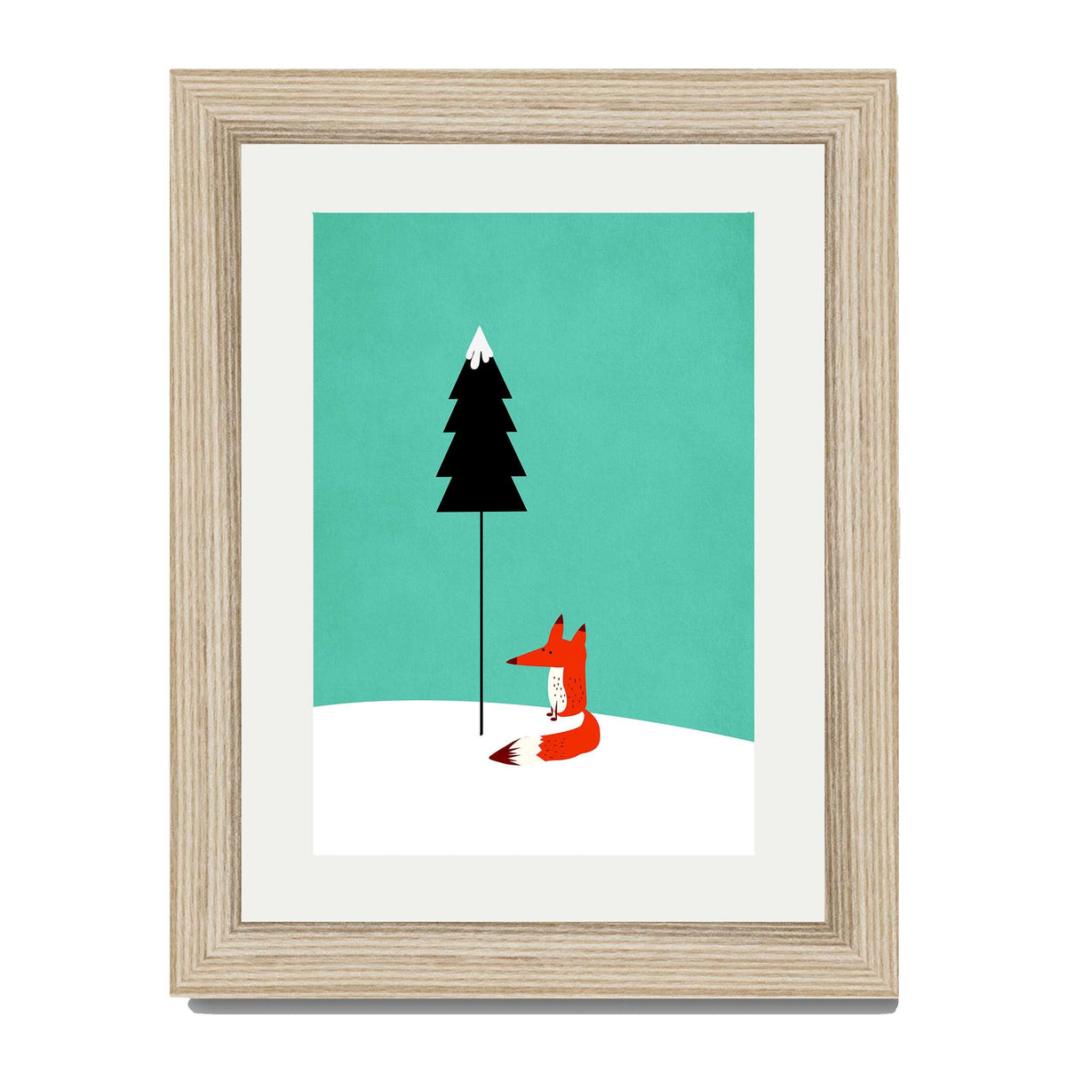 Acorn Curve Forest Wall Art Print — gallery image 24