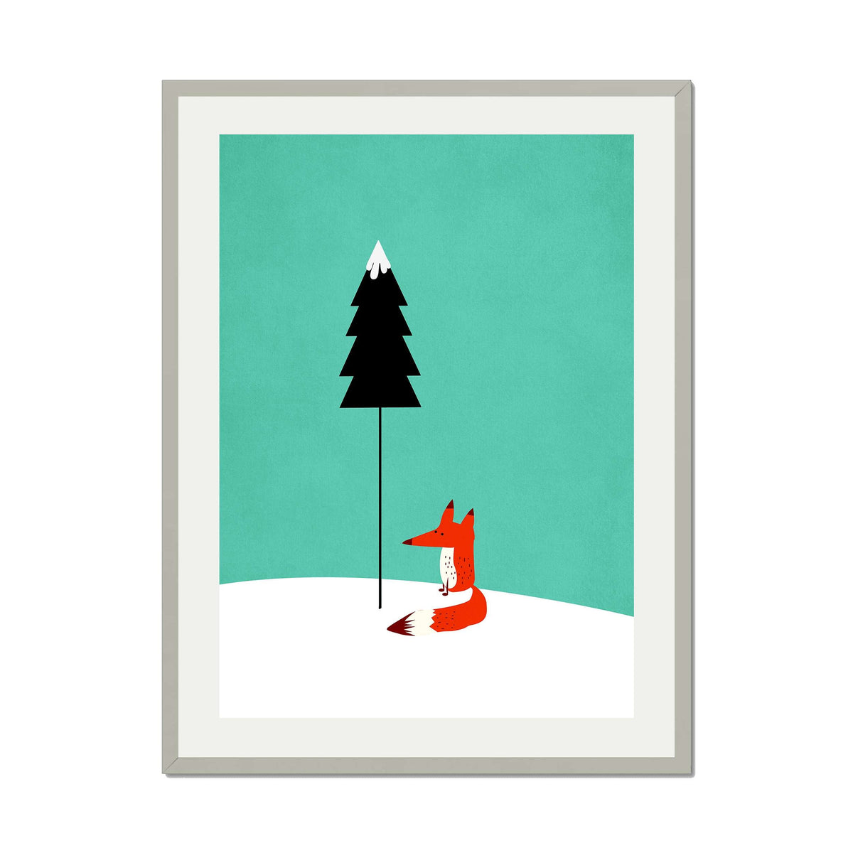 Acorn Curve Forest Wall Art Print — gallery image 61