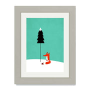 Acorn Curve Forest Wall Art Print — gallery image 30