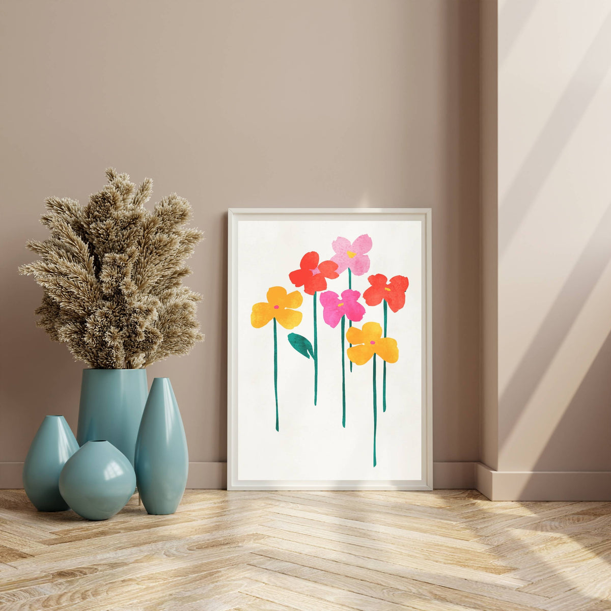 Eversley Curve Floral Wall Art Print — gallery image 18