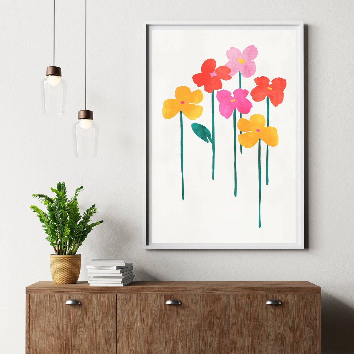 Eversley Curve Floral Wall Art Print — gallery image 15