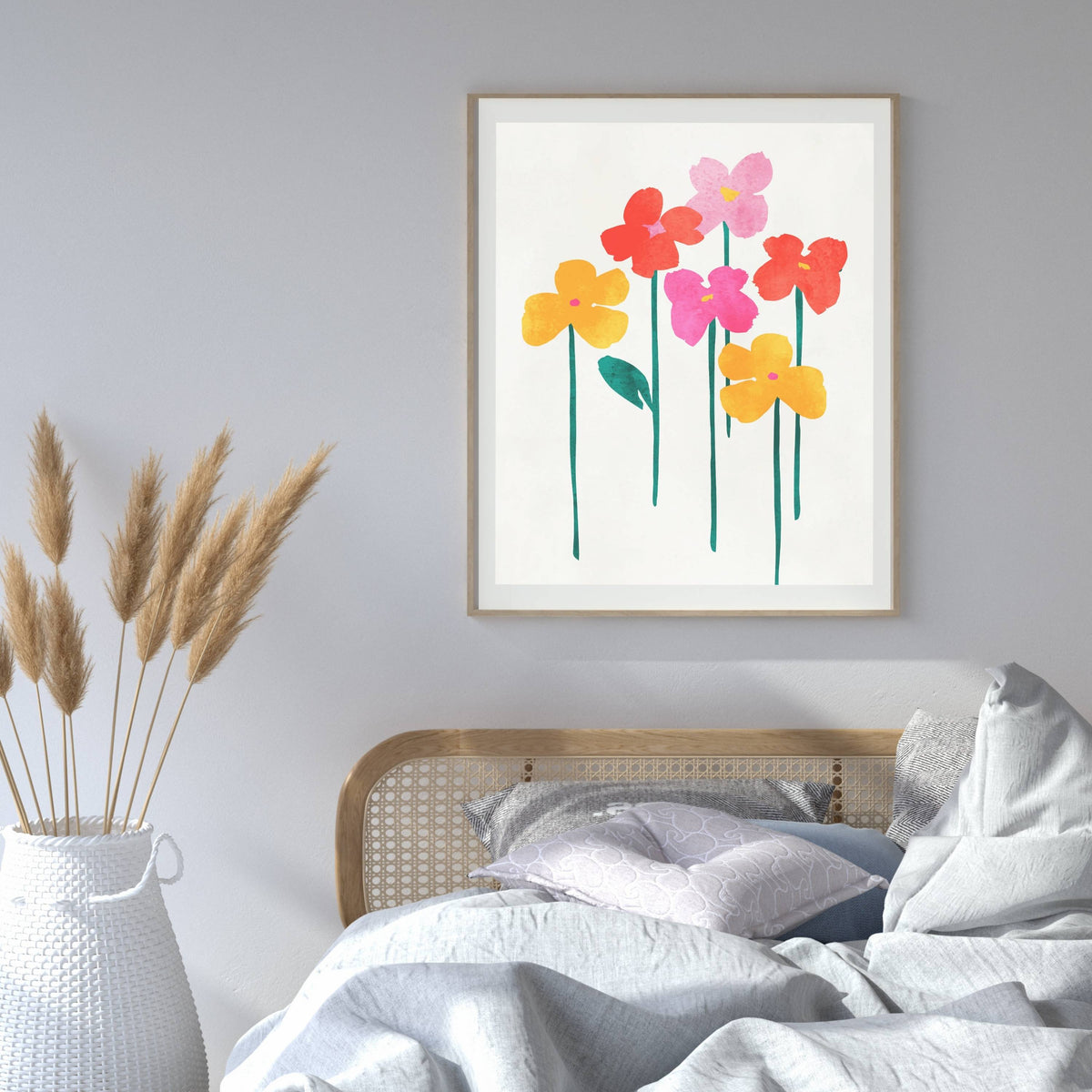Eversley Curve Floral Wall Art Print — gallery image 10