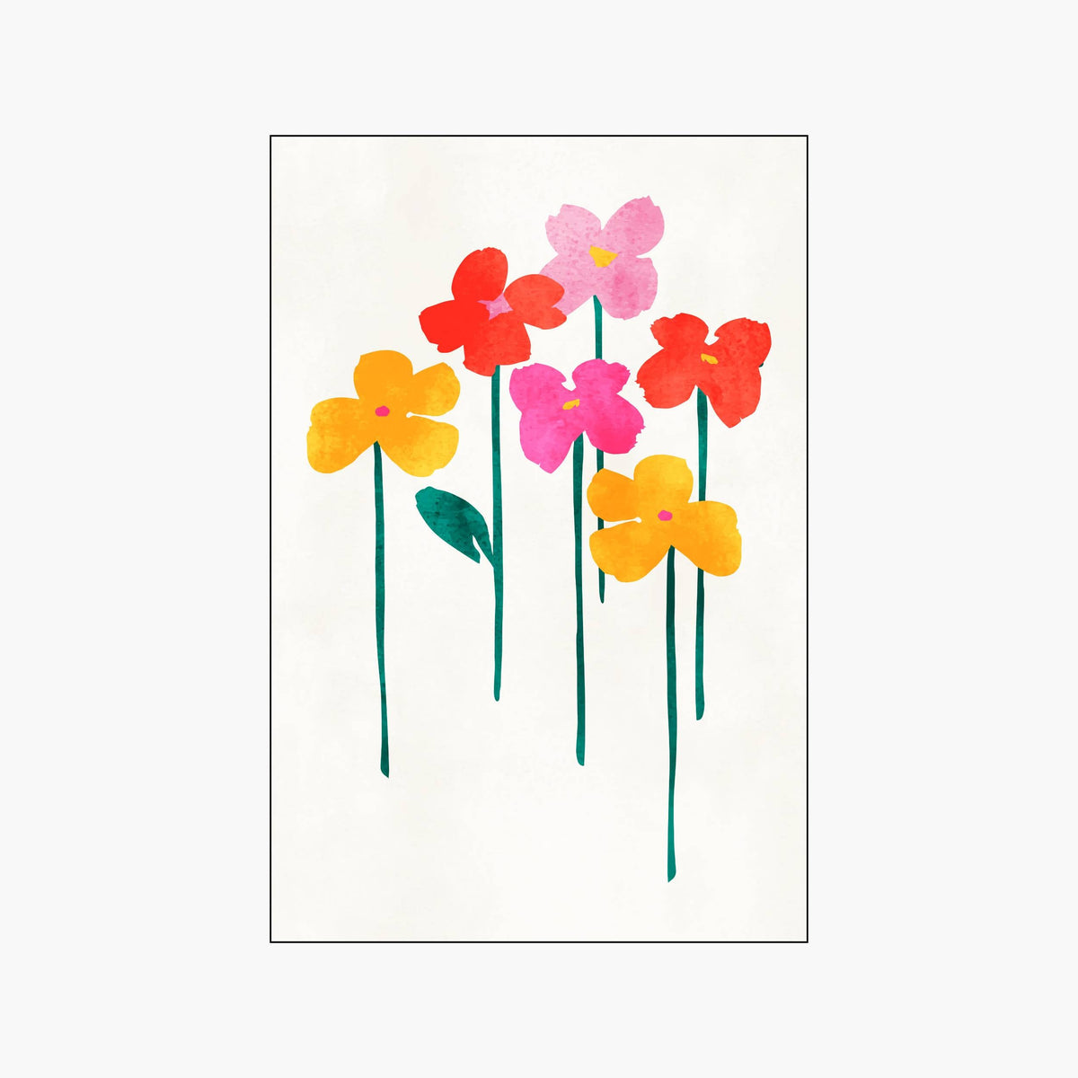 Eversley Curve Floral Wall Art Print — gallery image 64