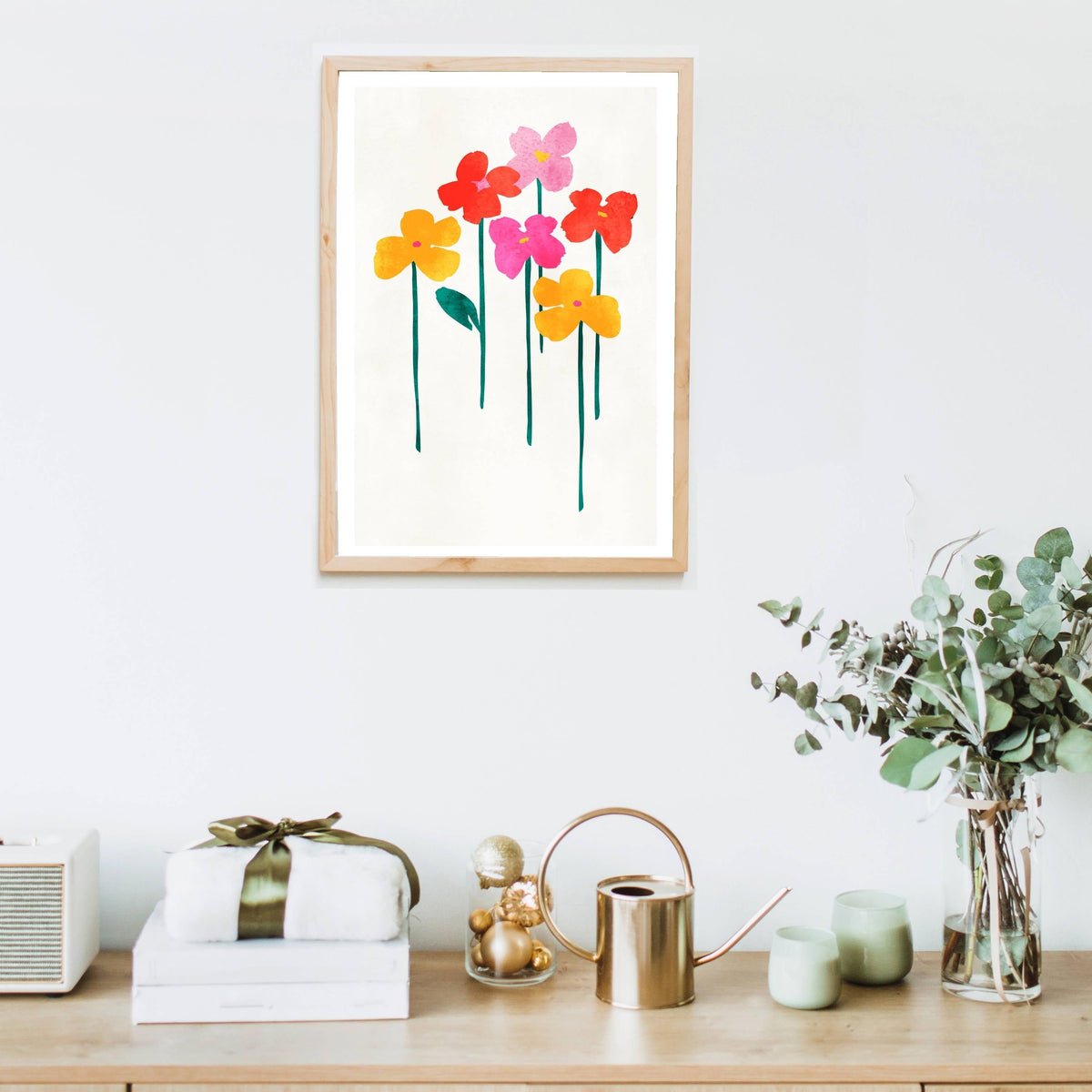 Eversley Curve Floral Wall Art Print — gallery image 5