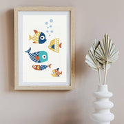 Greystone Curve Fish Wall Art Print — gallery image 2