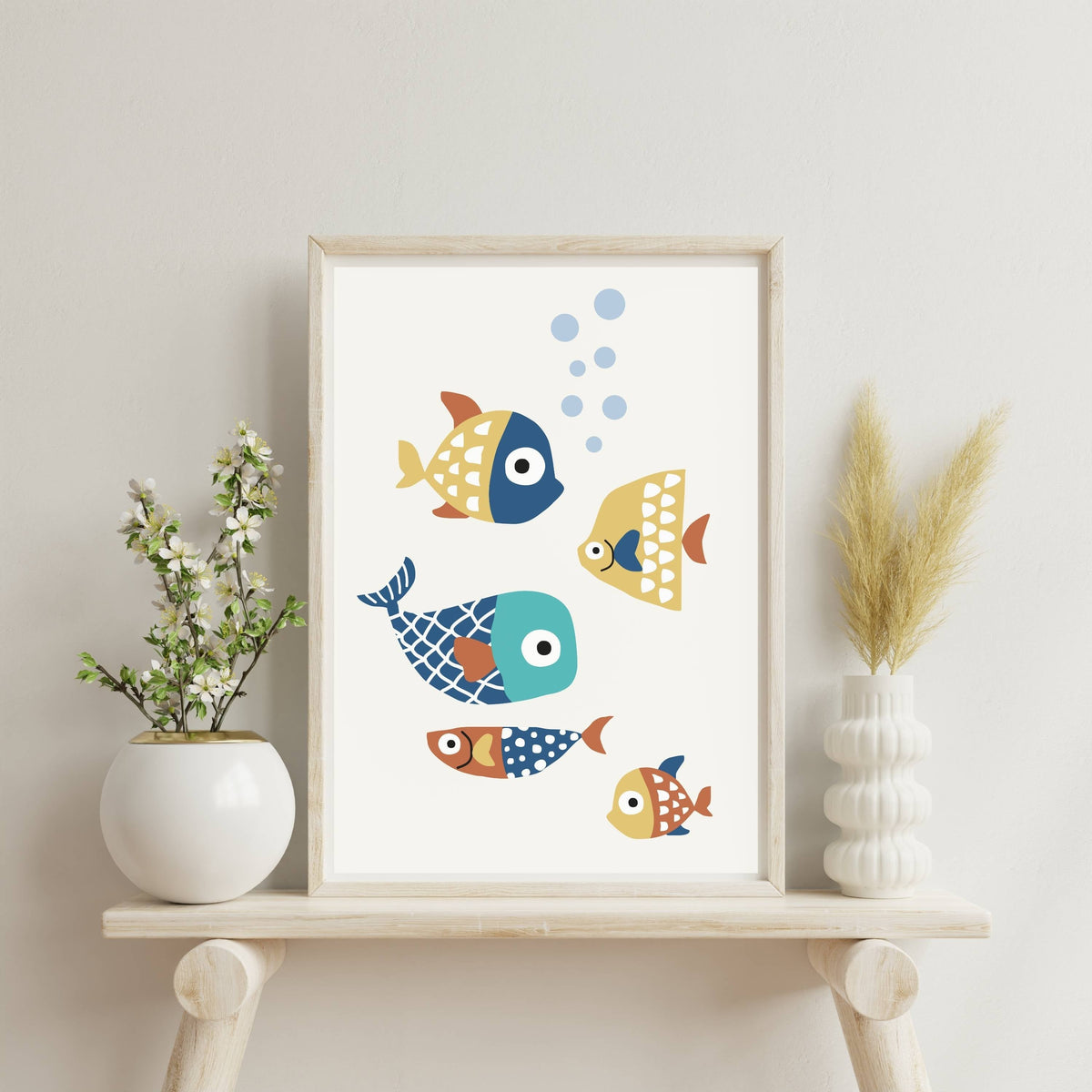 Greystone Curve Fish Wall Art Print — gallery image 11