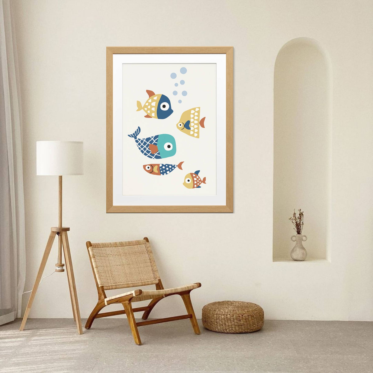 Greystone Curve Fish Wall Art Print — gallery image 18