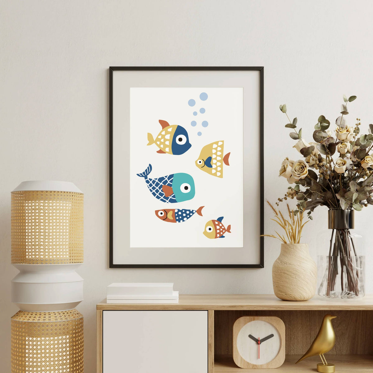 Greystone Curve Fish Wall Art Print — gallery image 13