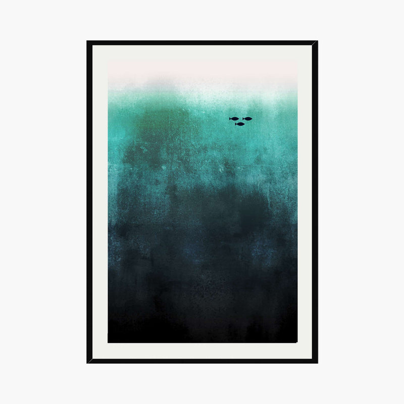 Elmsford Curve Fish Wall Art Print — gallery image 1