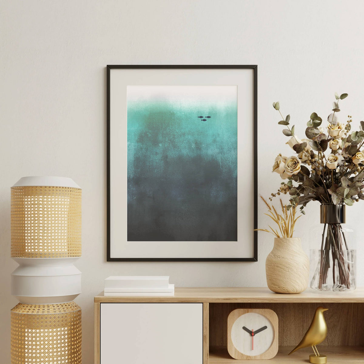 Elmsford Curve Fish Wall Art Print — gallery image 8