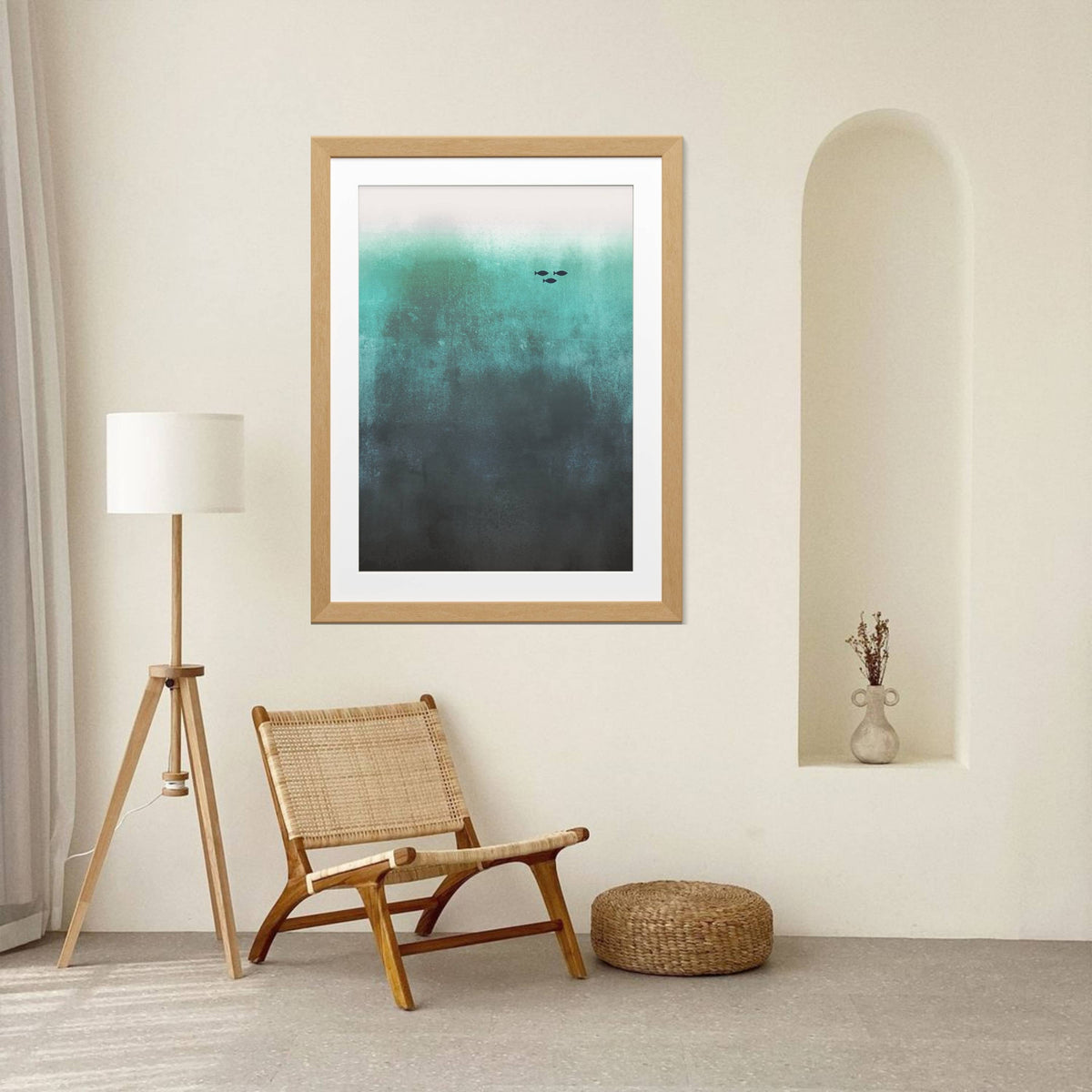 Elmsford Curve Fish Wall Art Print — gallery image 14