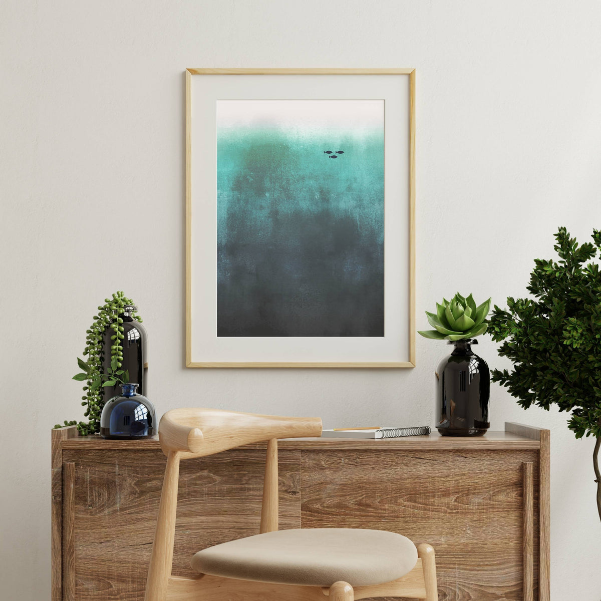 Elmsford Curve Fish Wall Art Print — gallery image 6