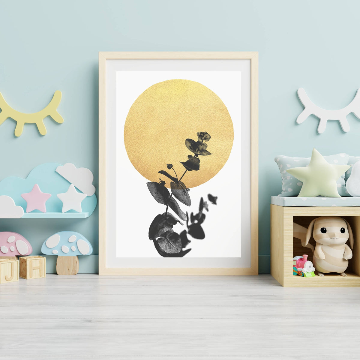 
Foxglove Curve Botanical Wall Art Print — photo 14
