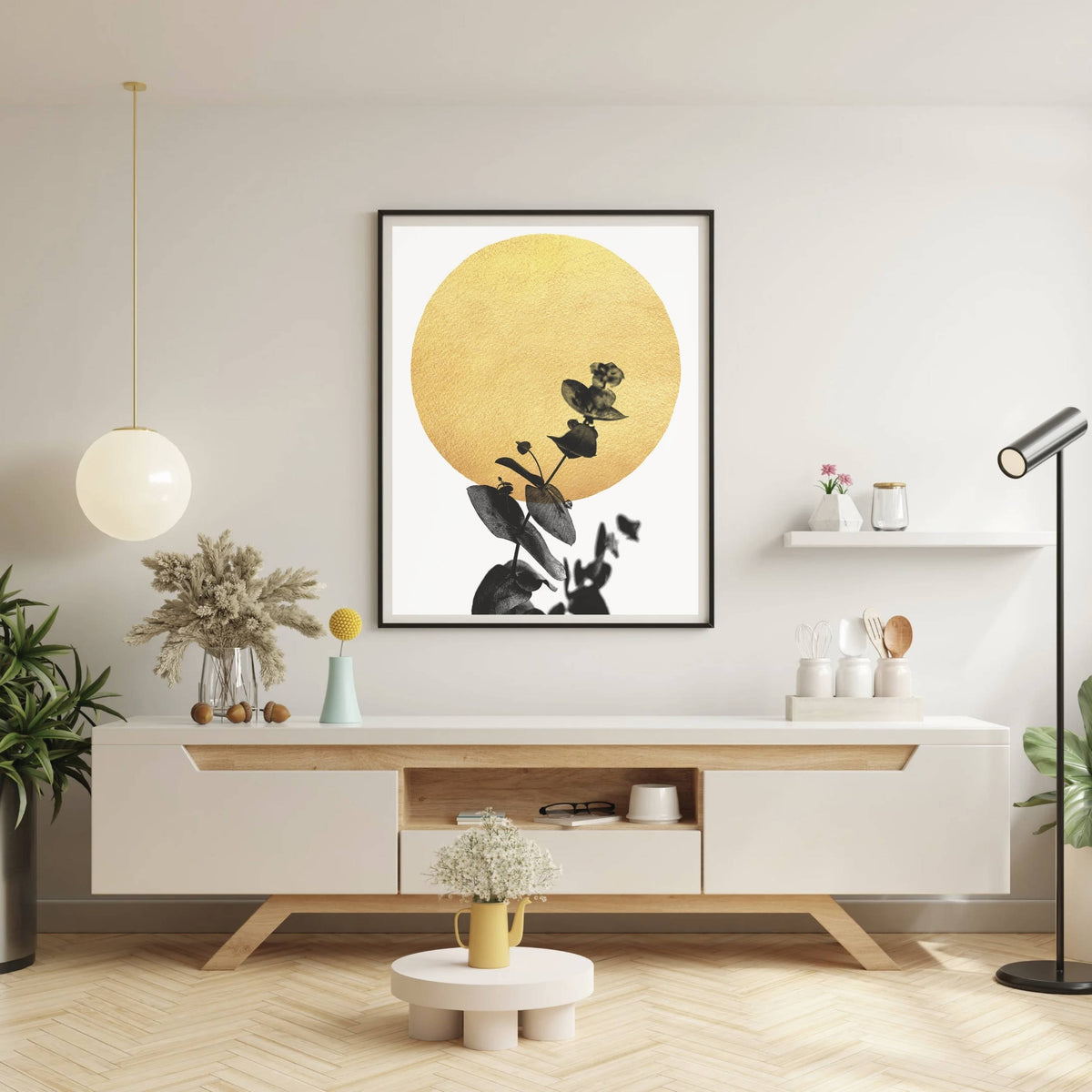
Foxglove Curve Botanical Wall Art Print — photo 16