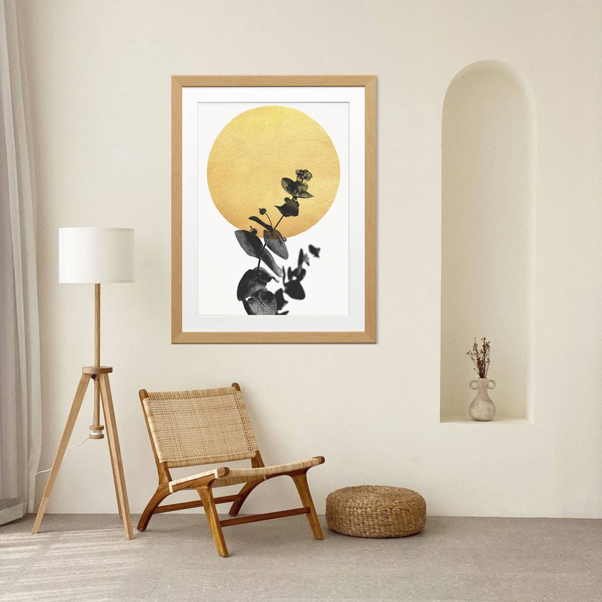 
Foxglove Curve Botanical Wall Art Print — photo 17