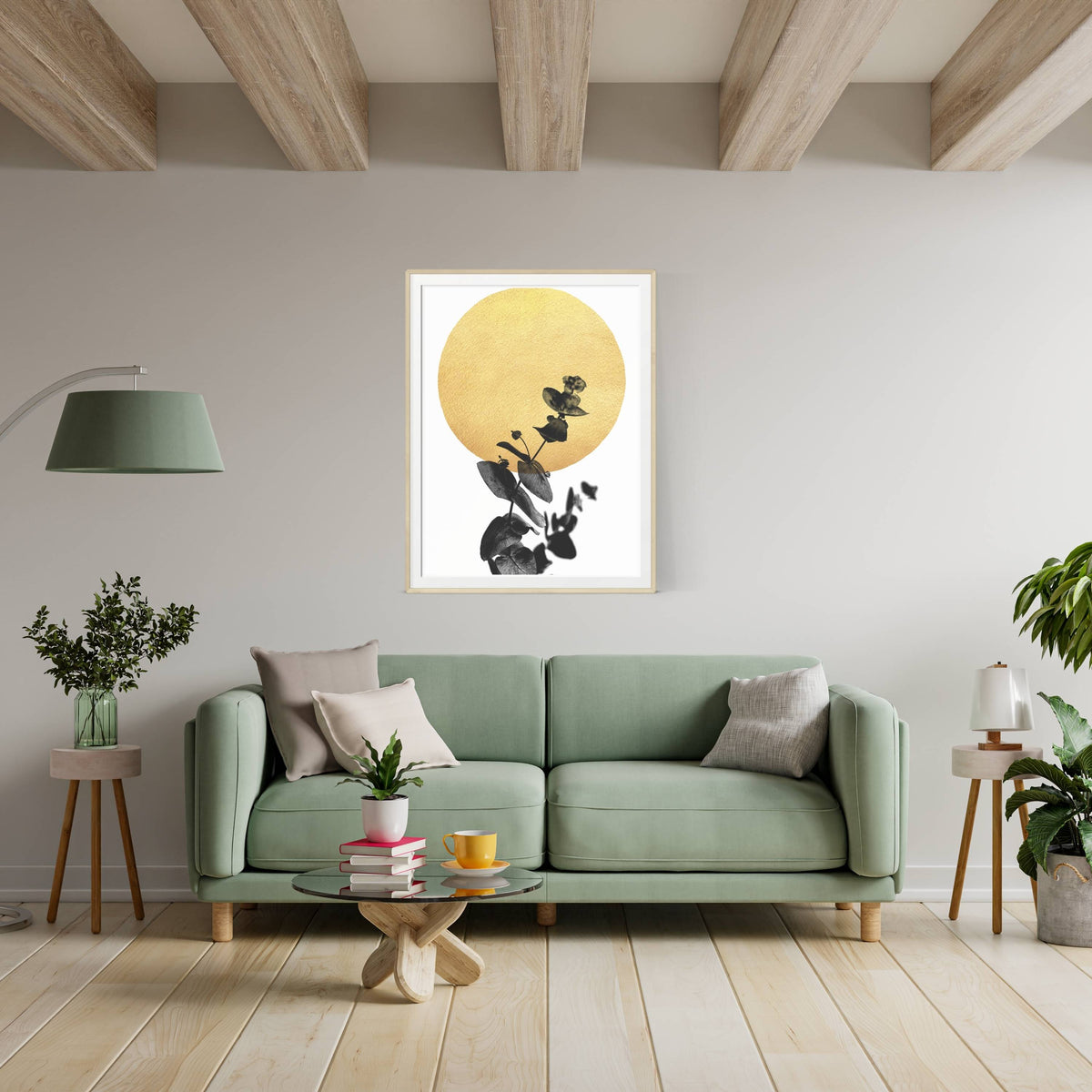 
Foxglove Curve Botanical Wall Art Print — photo 9