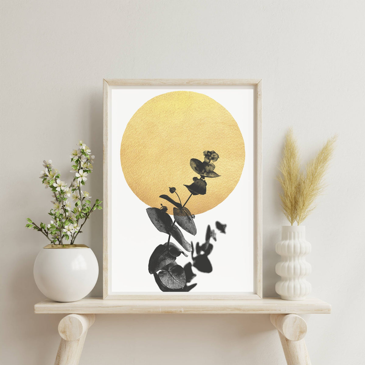 
Foxglove Curve Botanical Wall Art Print — photo 13