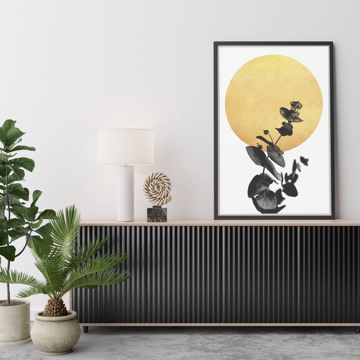 
Foxglove Curve Botanical Wall Art Print — photo 7