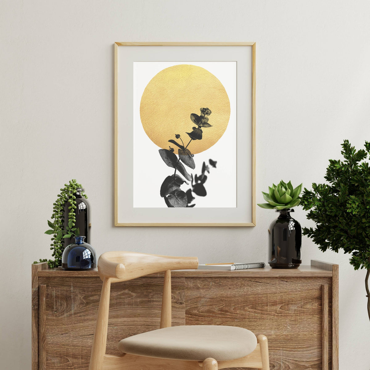 
Foxglove Curve Botanical Wall Art Print — photo 6