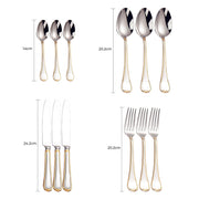 Blackthorn Curve Stainless Steel Flatware Set — gallery image 16