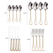 Blackthorn Curve Stainless Steel Flatware Set — gallery image 18