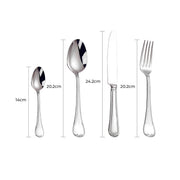 Blackthorn Curve Stainless Steel Flatware Set — gallery image 22