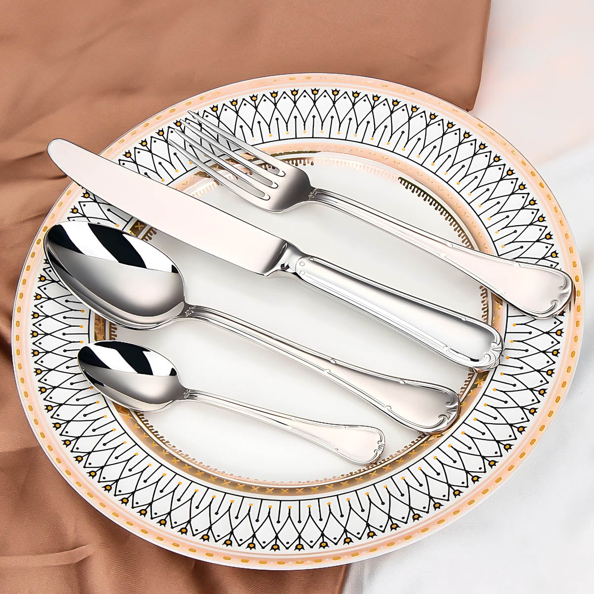 Blackthorn Curve Stainless Steel Flatware Set — gallery image 5