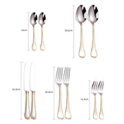 Blackthorn Curve Stainless Steel Flatware Set — gallery image 15