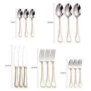 Blackthorn Curve Stainless Steel Flatware Set — gallery image 17
