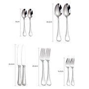 Blackthorn Curve Stainless Steel Flatware Set — gallery image 25