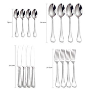 Blackthorn Curve Stainless Steel Flatware Set — gallery image 28