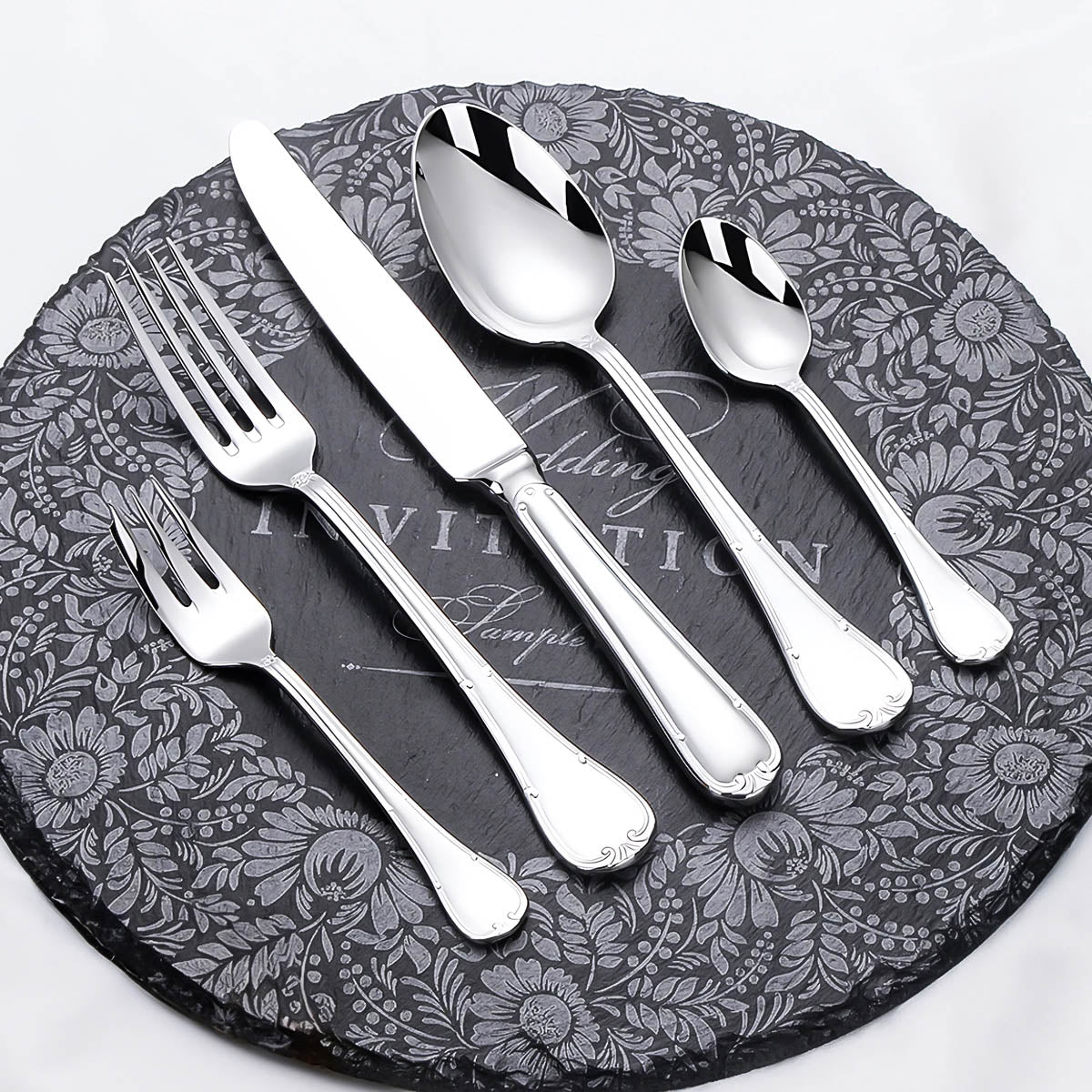 Blackthorn Curve Stainless Steel Flatware Set — gallery image 7
