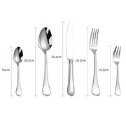 Blackthorn Curve Stainless Steel Flatware Set — gallery image 23