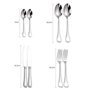 Blackthorn Curve Stainless Steel Flatware Set — gallery image 24