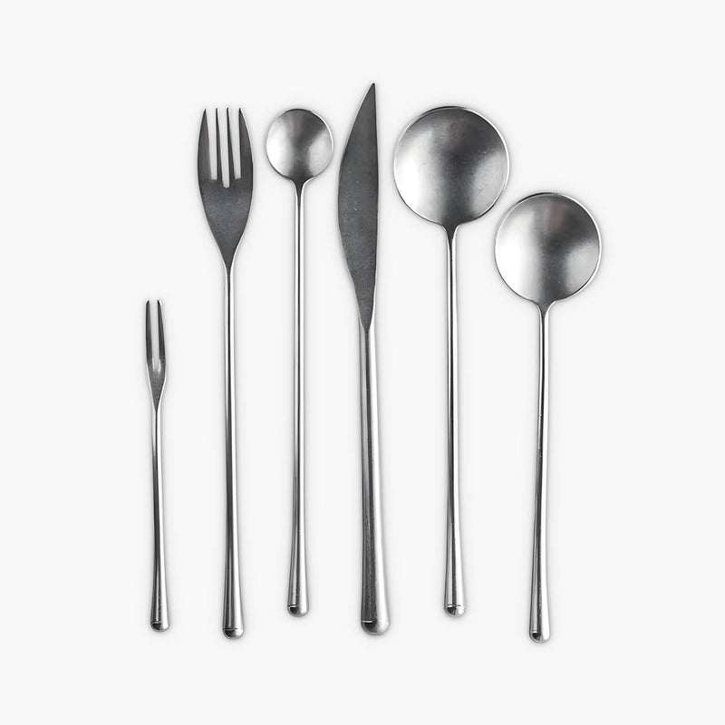 Huckleberry Curve Stainless Steel Flatware Set — gallery image 1