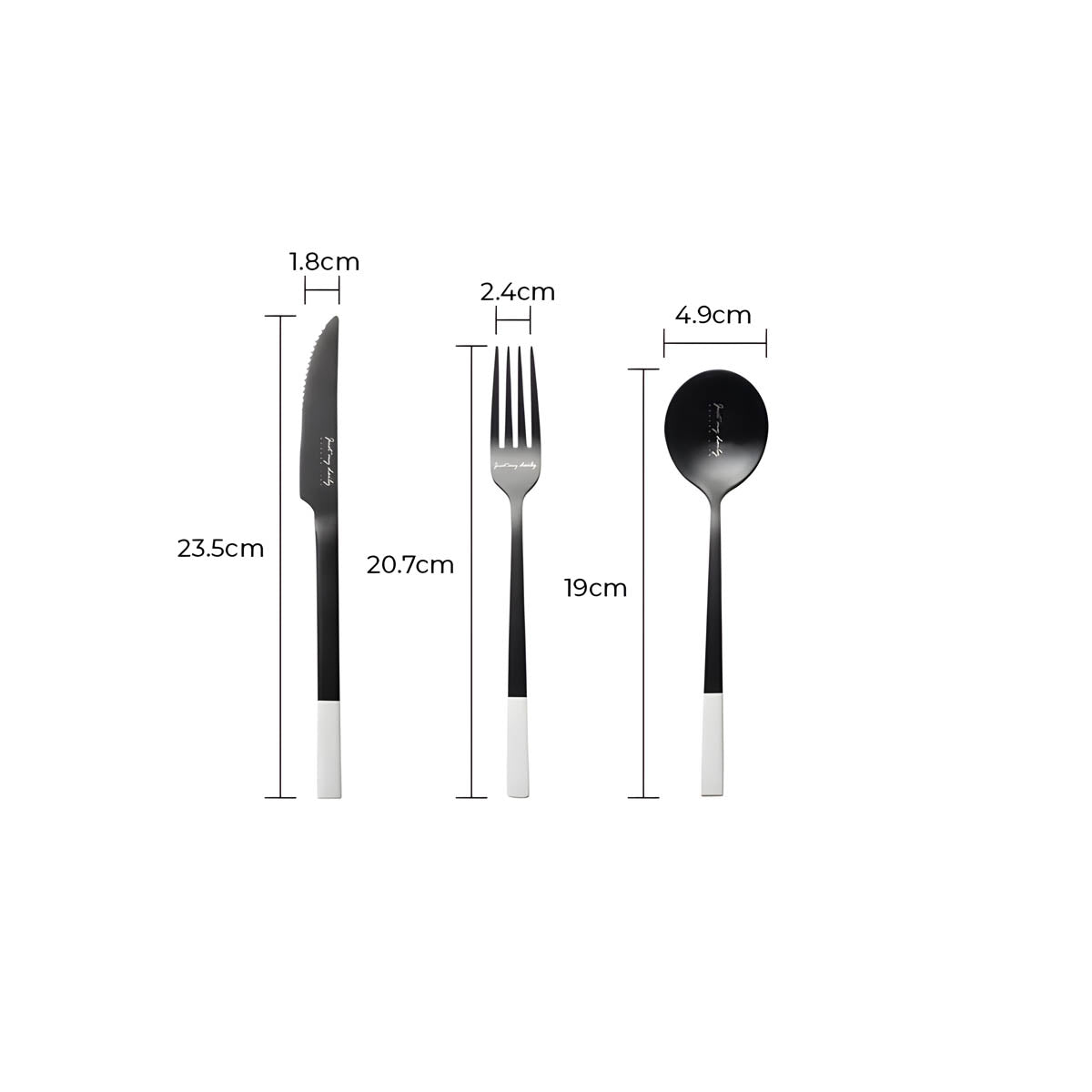 Larchwood Curve Stainless Steel Flatware Set — gallery image 13