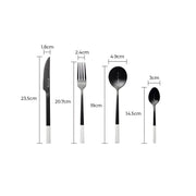 Larchwood Curve Stainless Steel Flatware Set — gallery image 14