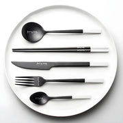 Larchwood Curve Stainless Steel Flatware Set — gallery image 6