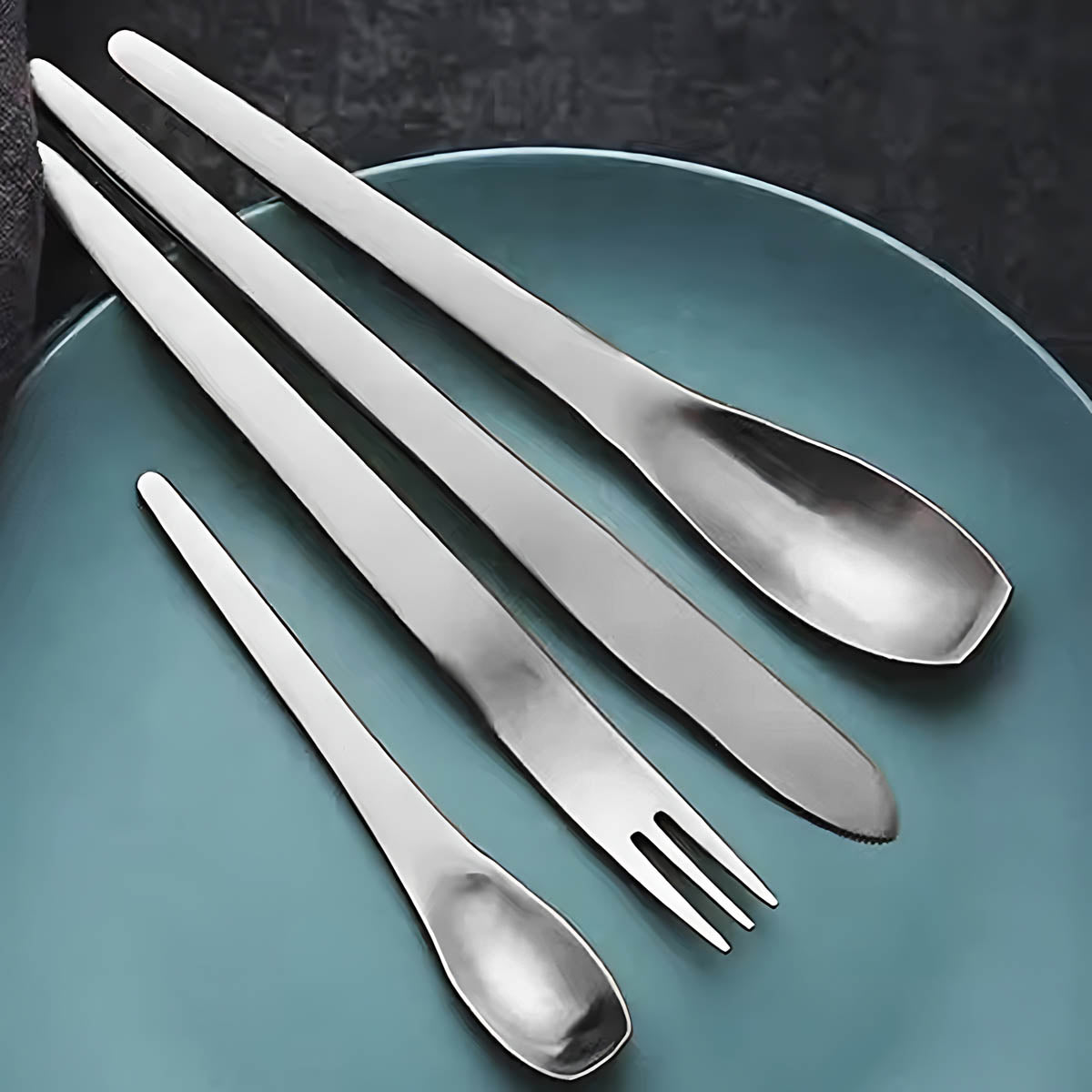 
Pemberley Curve Stainless Steel Flatware Set — photo 2