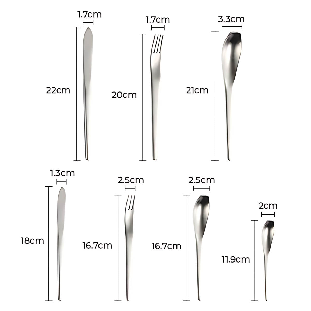 
Pemberley Curve Stainless Steel Flatware Set — photo 7