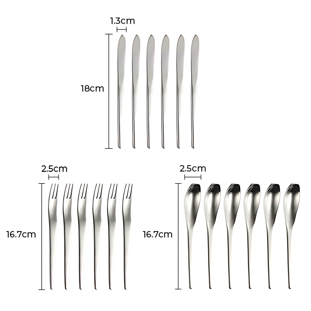 
Pemberley Curve Stainless Steel Flatware Set — photo 9