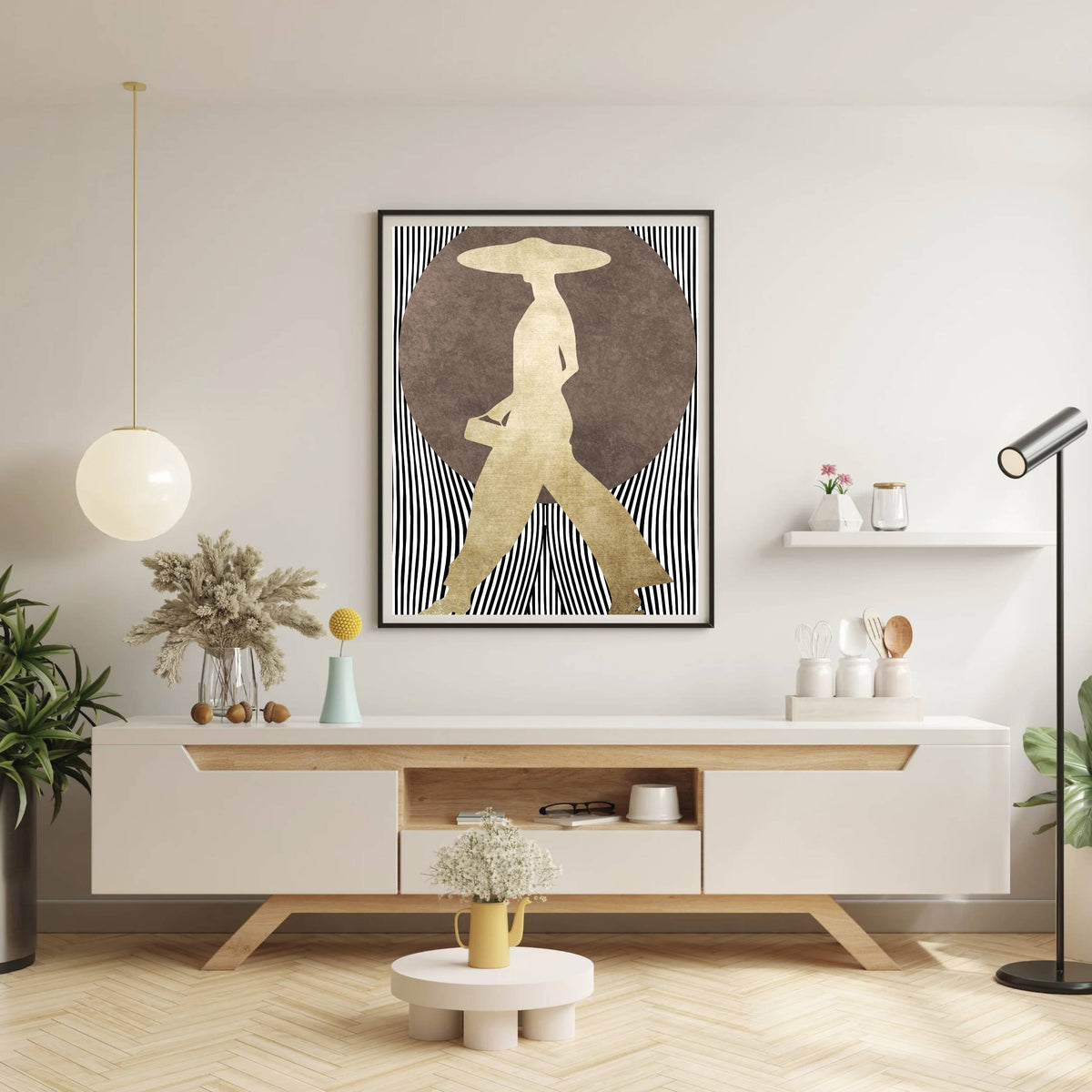 
Silverwood Curve Portrait Wall Art Print — photo 9