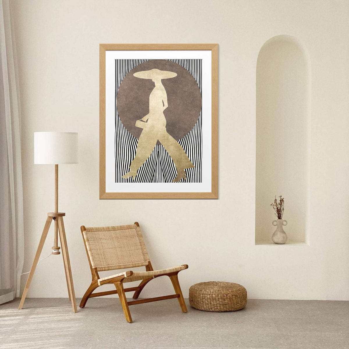 
Silverwood Curve Portrait Wall Art Print — photo 7