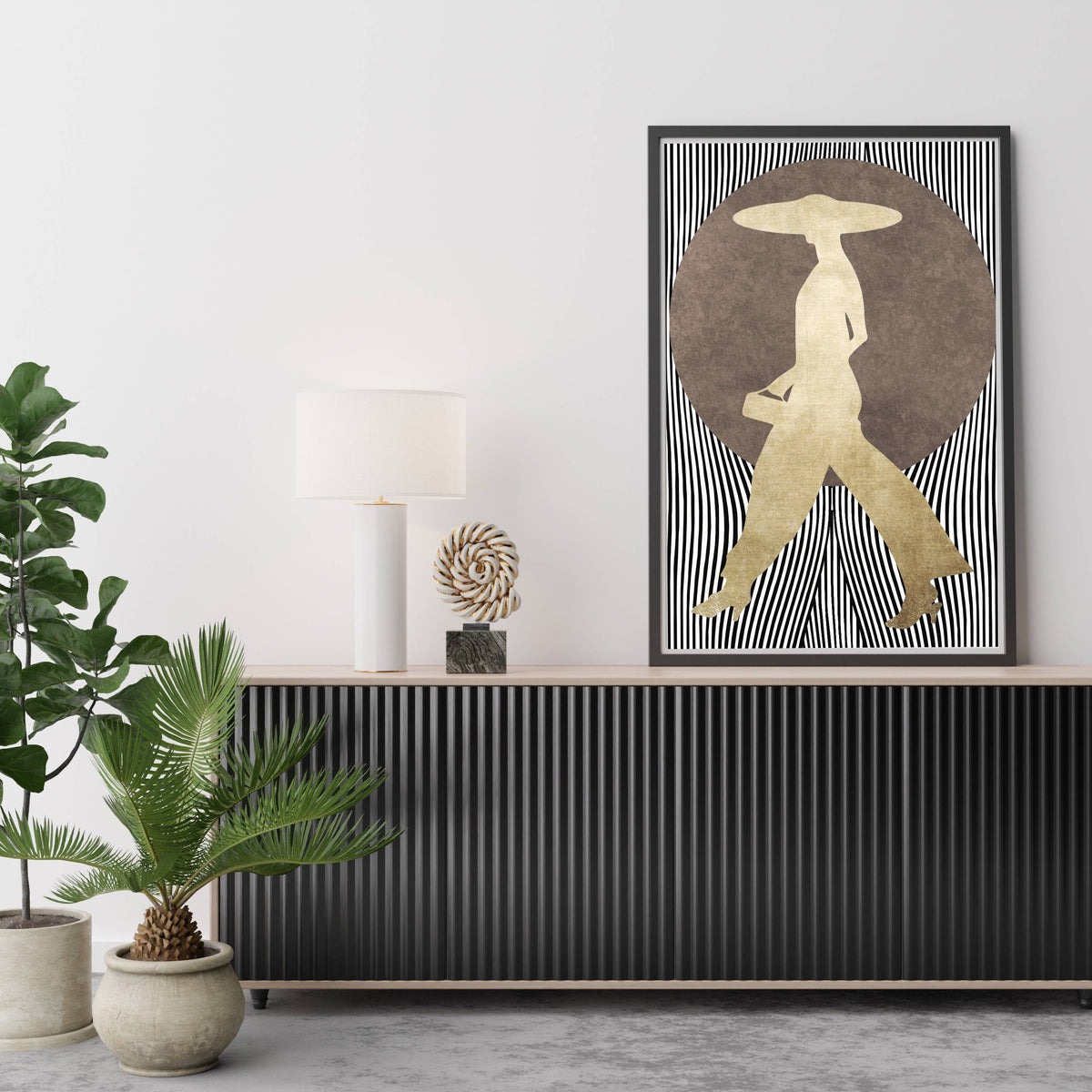 
Silverwood Curve Portrait Wall Art Print — photo 2