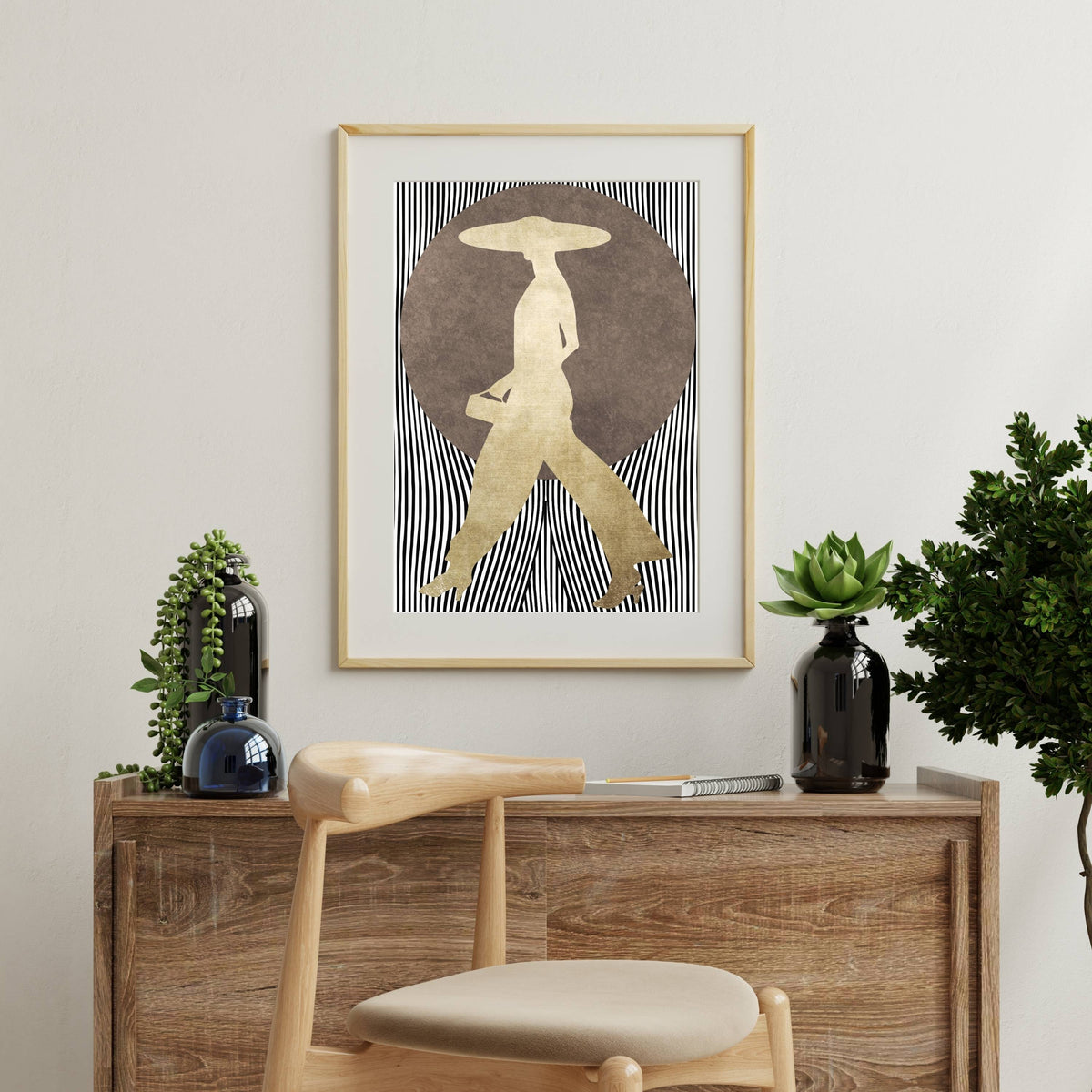 
Silverwood Curve Portrait Wall Art Print — photo 3