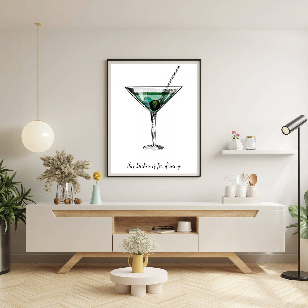 Whitmore Curve Typography Wall Art Print — gallery image 7