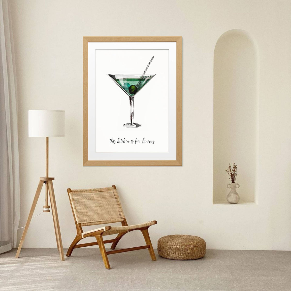 Whitmore Curve Typography Wall Art Print — gallery image 5